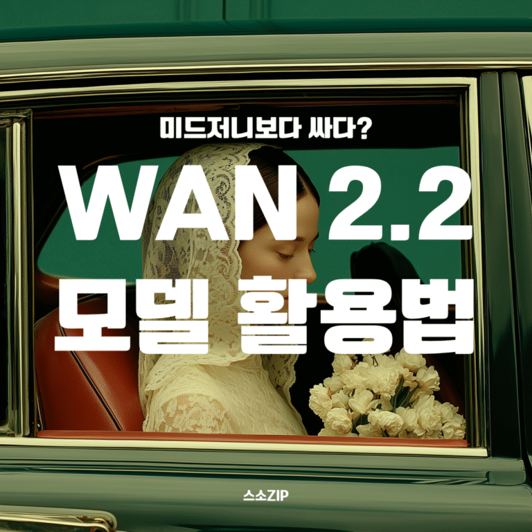 미드저니 비디오 보다 싸다? Wan 2.2 모델 활용법